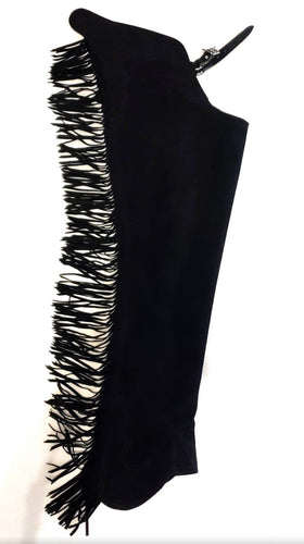 Hobby Horse Black Suede Adult Large