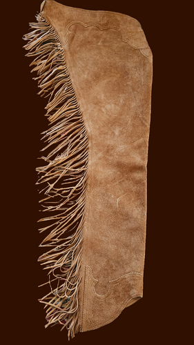 Woods Whiskey Chaps Adult Large Top Grain