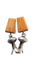 Earrings Authentic Navajo Squash Blossom Sterling