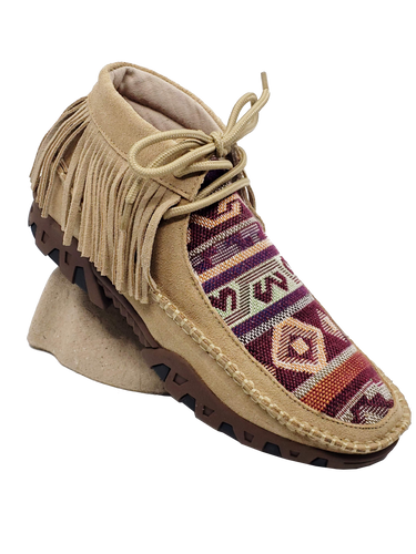 Clearance Ferrini Ladies Maya Tan Moccasins Boot