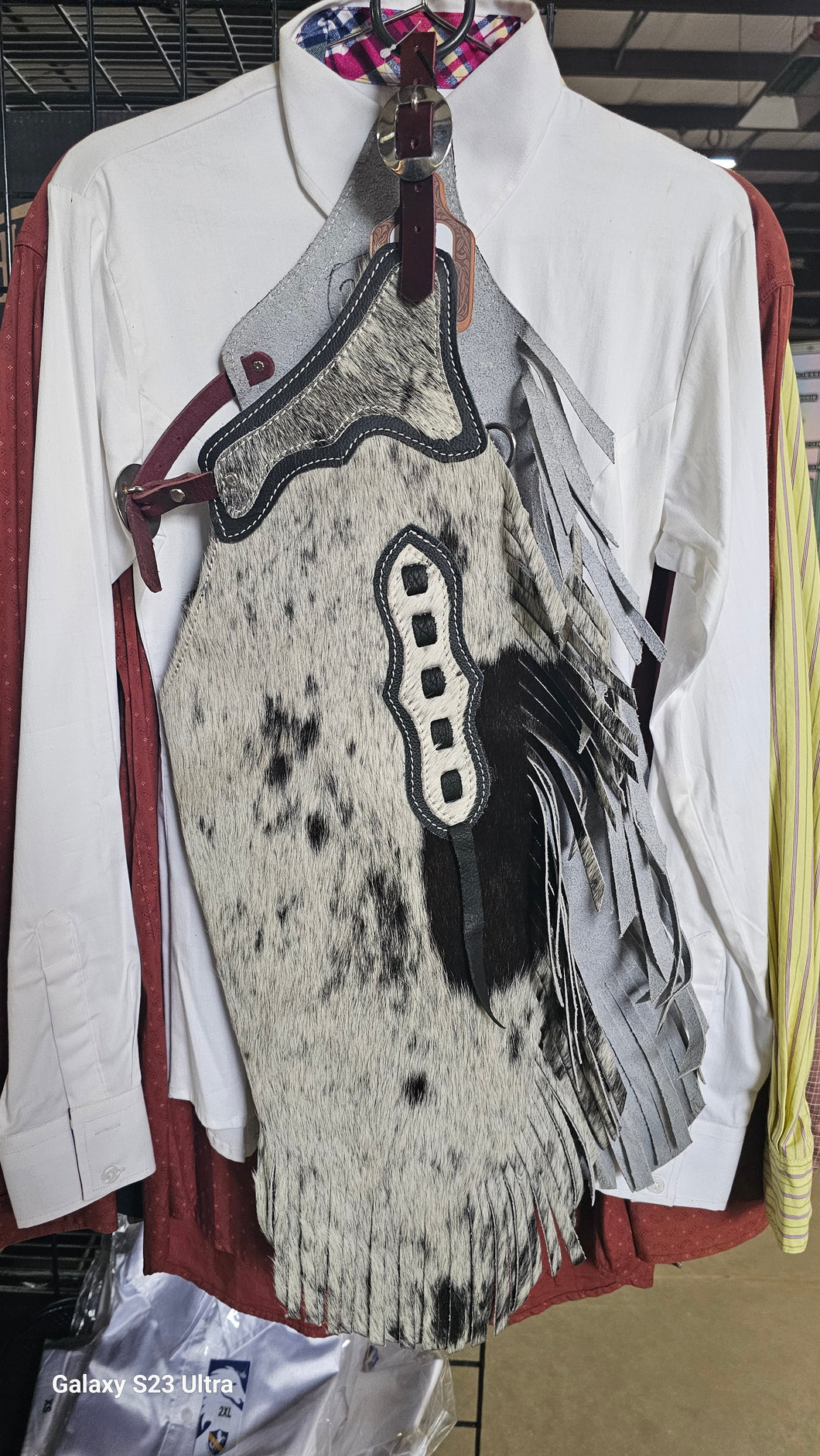 Hair on Hide Youth Chinks size Large