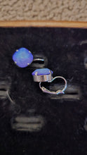 Opal Blue Earrings Irridescent