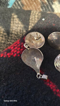 Sterling Vintage Jade Dangle Earrings