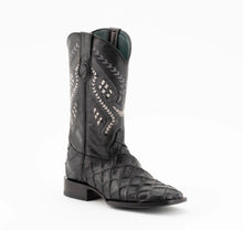 Ferrini Ladies Black Fish Print  Boots