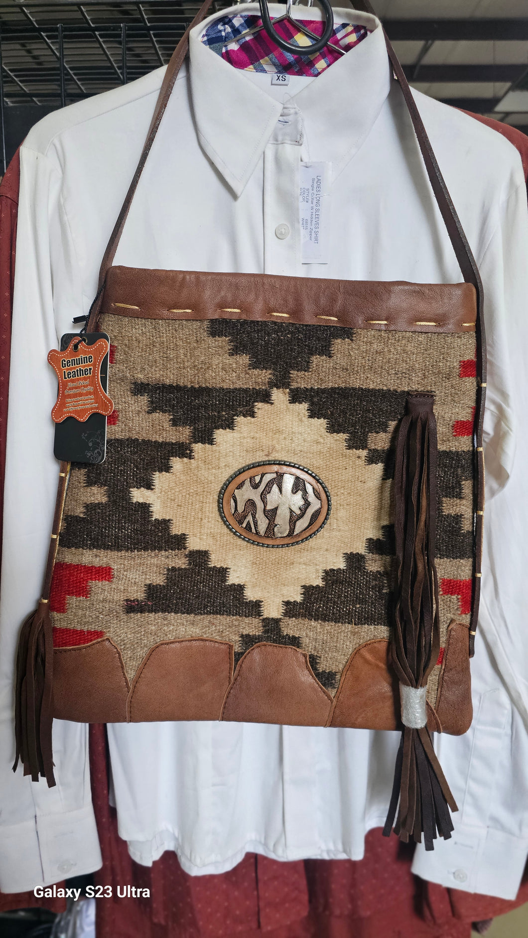 American Darling Navajo Print Handbag Conceal Carry Saddle Blanket