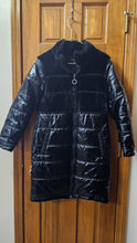Jane & John Puffer Boutique Winter Coat Velvet trim Small