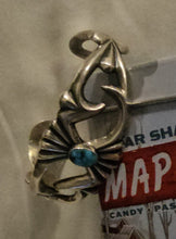 Sand Cast Cuff Smaller Wrist Turquoise