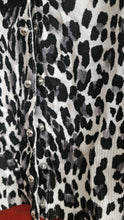 White House/Black Market Cardigan Leopard XS