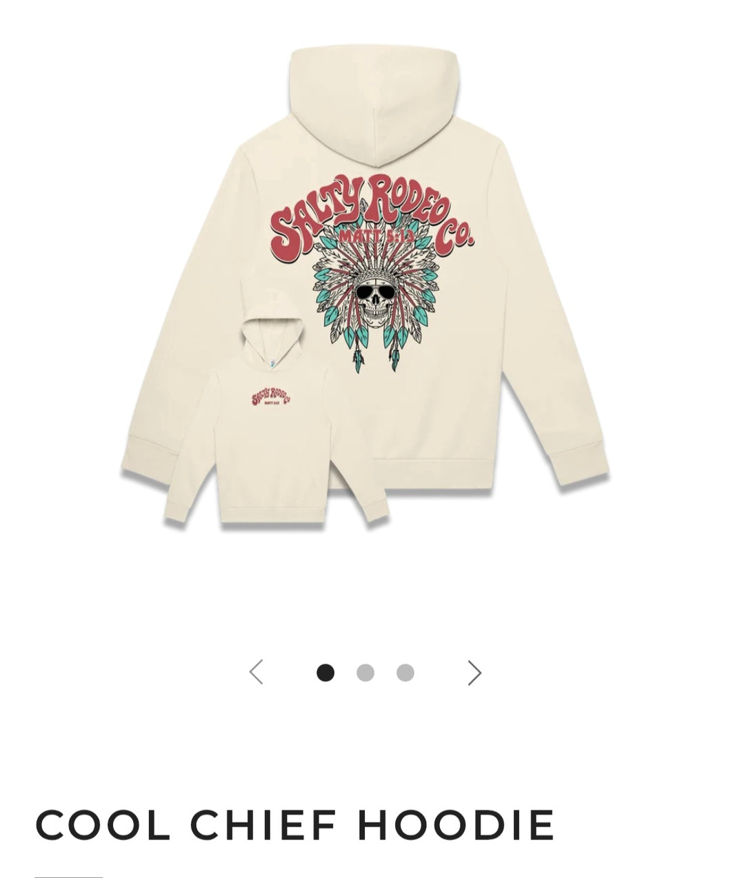 Salty Rodeo Cool Chief Hoodie