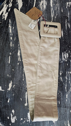 Fashion Lamb Bone Color Belt New $198 36