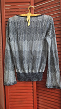 White House/Black Market Navy Silver Embellished Sweater lightweight XXS