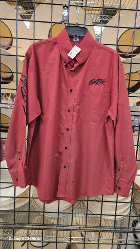 Good Ride Mens RED W/ Black checks NWT