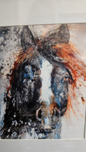 Watercolor Horse Picture 15" New, Great Gift Idea