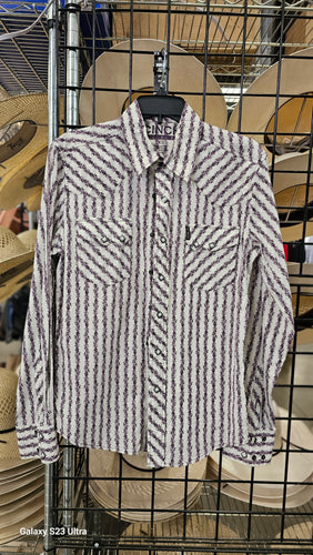Cinch Modern Fit Grape White XS mens