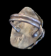 NY Sterling Navajo Turquoise Ring Unique!