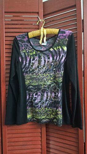 Simon Chang Embellished Top Small