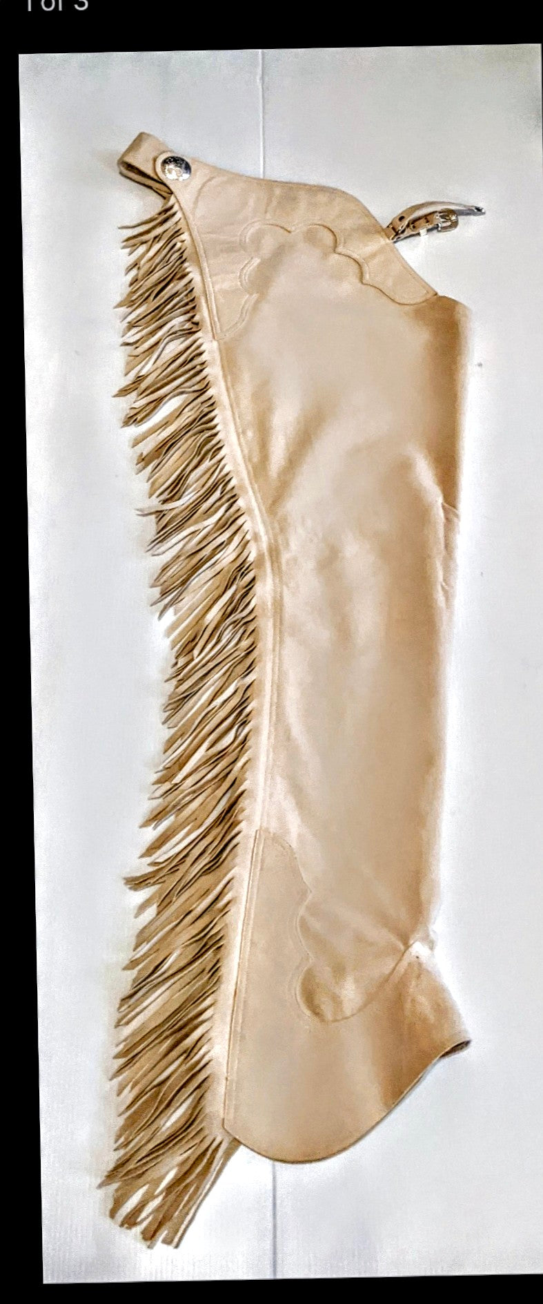 Adult LARGE LATTE Hobby Horse Ultrasuede Chaps New