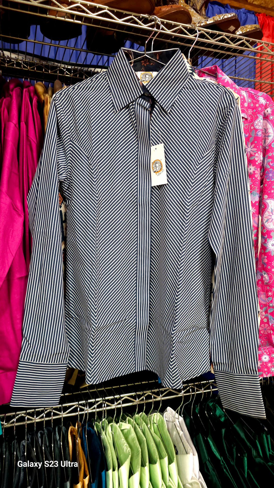 Loop D Easy Care Button Shirt Stripes