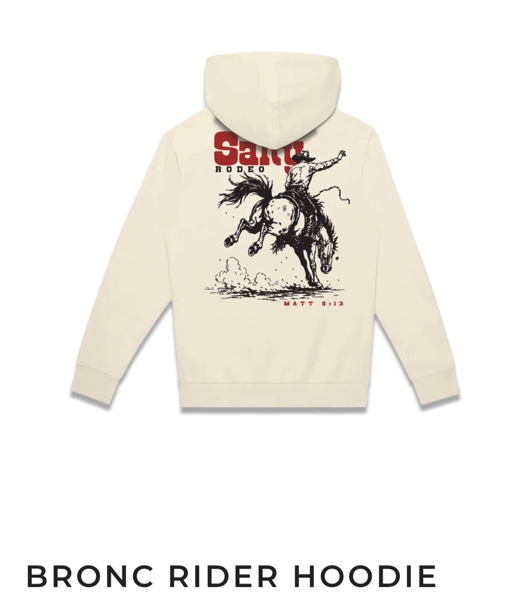 Salty Rodeo Bronc Rider Hoodie