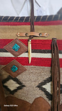 American Darling Navajo Print Handbag Red Saddle Blanket conceal carry
