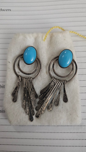 Sterling Turquoise Earrings 3