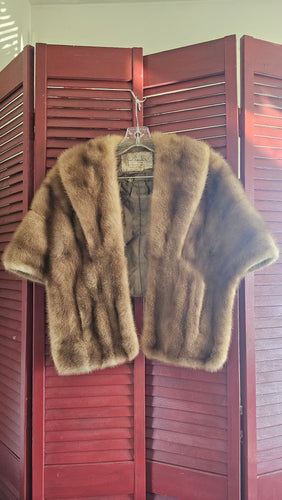 Sable Genuine Fur Cape one size