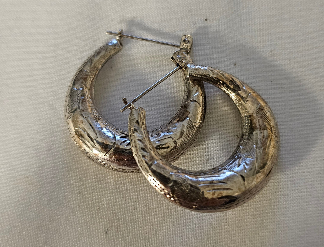 HOOP Sterling Earrings 1