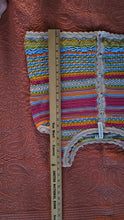 Grace Karma Crochet Tank Rainbow Colors size XL