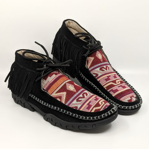 Ferrini Black Moccasins