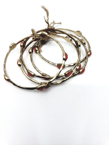 Bangles Coral colored