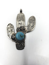 Cactus Pendant Navaho made includes chain