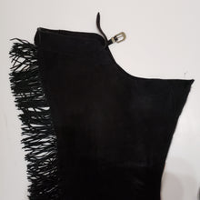 1== Small Adult Black Suede Chaps