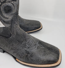 R Ferrini Charcoal Grey Cowhide Men's boots