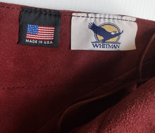 1== Adult XS Whitman Burgundy Suede Chaps