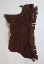 Adult Small/Medium Chocolate Suede New Chaps