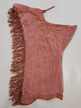 1 == Adult Small Rose Pink Ultrasuede Chaps