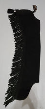 1 == Adult XSmall Black Suede Chaps