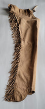 1 == Adult Small Long French Tan Ultrasuede Chaps