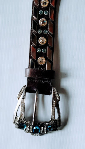 1 == Streets Ahead Belt size Small Blue Topaz Stones