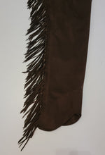 Adult Small Long Chocolate Ultrasuede Chaps