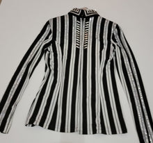 Striped Show Shirt with Bling
