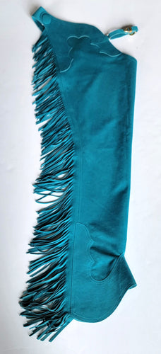 Hobby Horse Aqua Ultrasuede Chaps Small Long