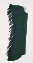 R Woods Pine Green Ultrasuede Chaps Adult XS