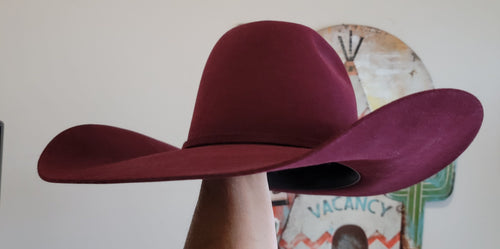 RODEO KING MERLOT 6 3/4 7X Hat New