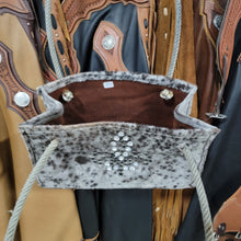 SPOTTED Cowhide PurseW/ bling