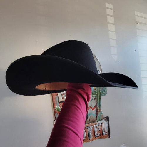 Hobby Horse Western Treasure Black Hat size 7