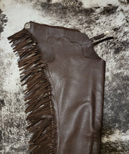 R Chocolate Smooth Leather Chaps Adult XS Xsmall