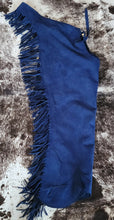 Navy Ultrasuede Chaps Adult XL -2X