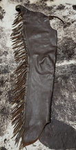 Chocolate Smooth Leather Chaps Adult Small