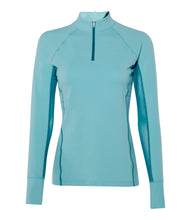 Noble Oufitters Ashley Long Sleeve Performance Shirt (Antigua Blue)